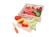 Open Ended Wooden Cutting Set - Fruits & Veggies-Pretend Play-Open Ended-Toycra