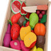 Open Ended Wooden Cutting Set - Fruits & Veggies-Pretend Play-Open Ended-Toycra
