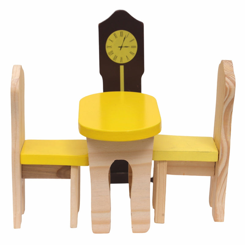Open Ended Wooden Doll House - Grand Mansion (28 pcs furniture included)