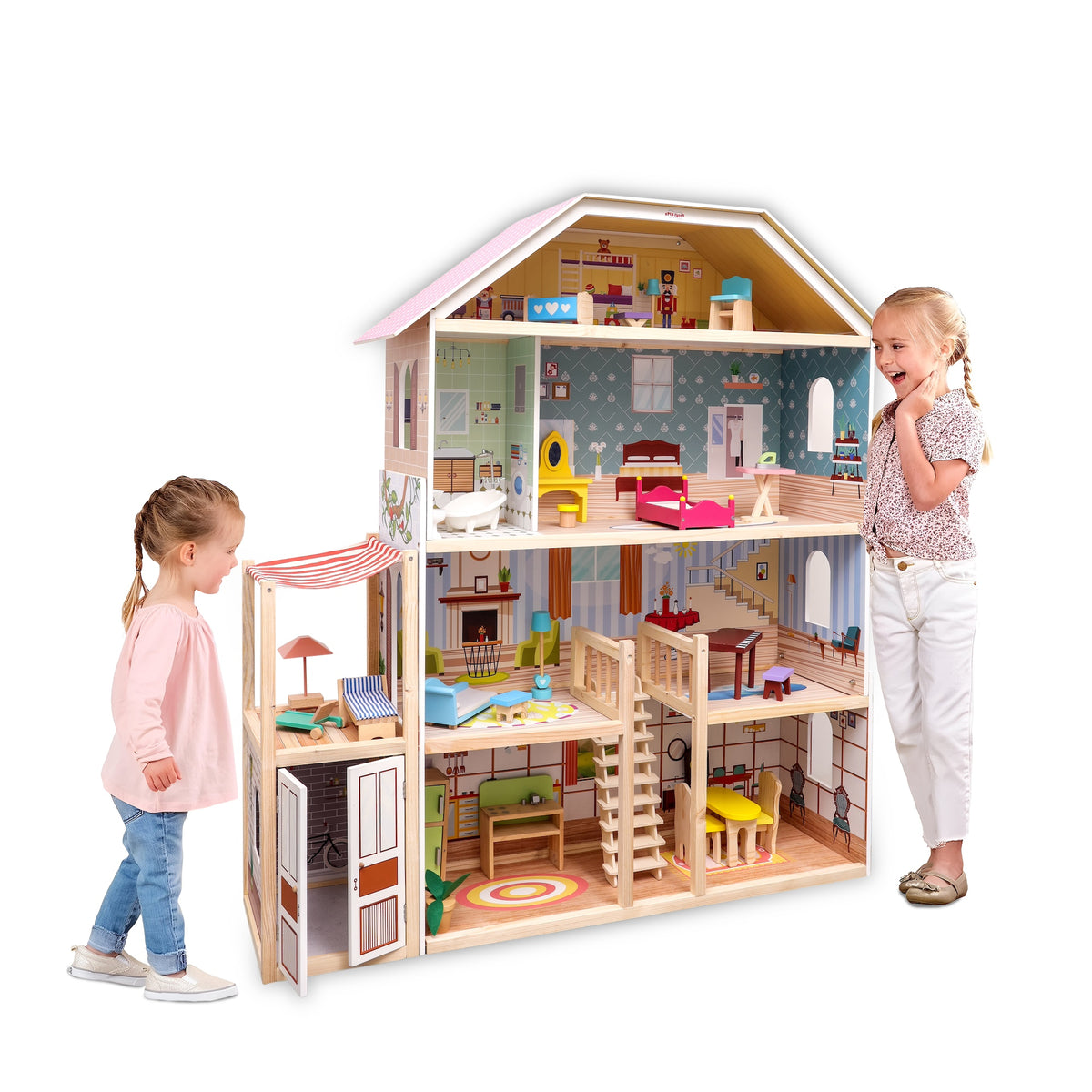 Mansion Barbie House Online Open Ended Wooden Doll House Grand