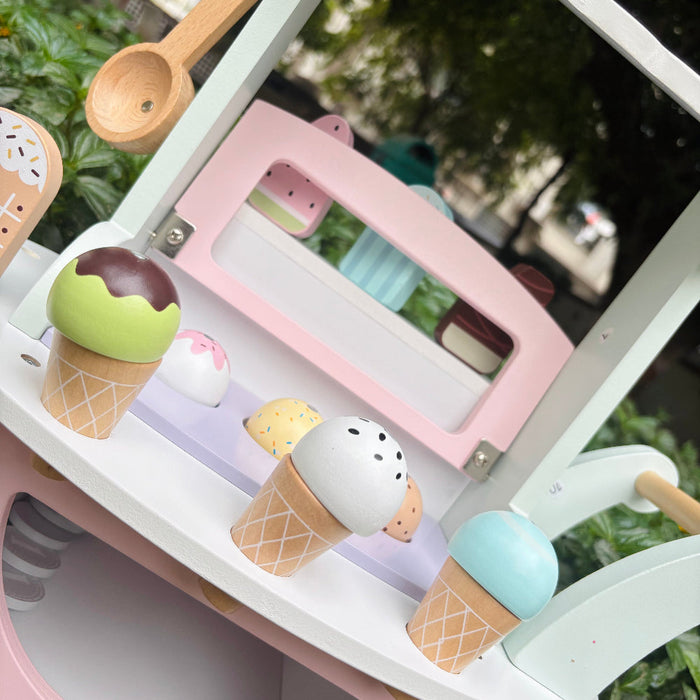 Open Ended Wooden Ice Cream Cart-Pretend Play-Open Ended-Toycra