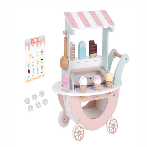 Open Ended Wooden Ice Cream Cart-Pretend Play-Open Ended-Toycra