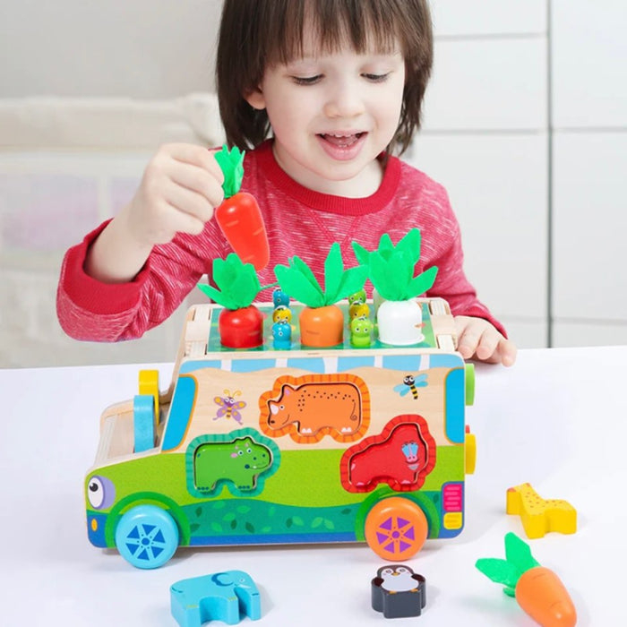 Open Ended Wooden Multi Functional Raddish cart-Vehicles-Open Ended-Toycra