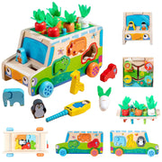 Open Ended Wooden Multi Functional Raddish cart