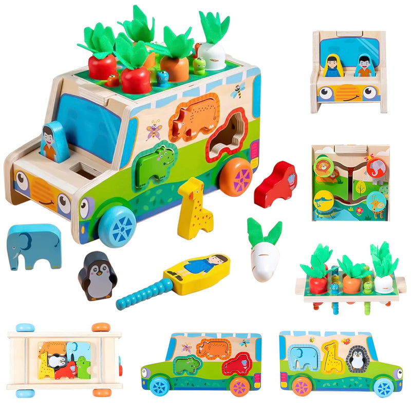 Open Ended Wooden Multi Functional Raddish cart
