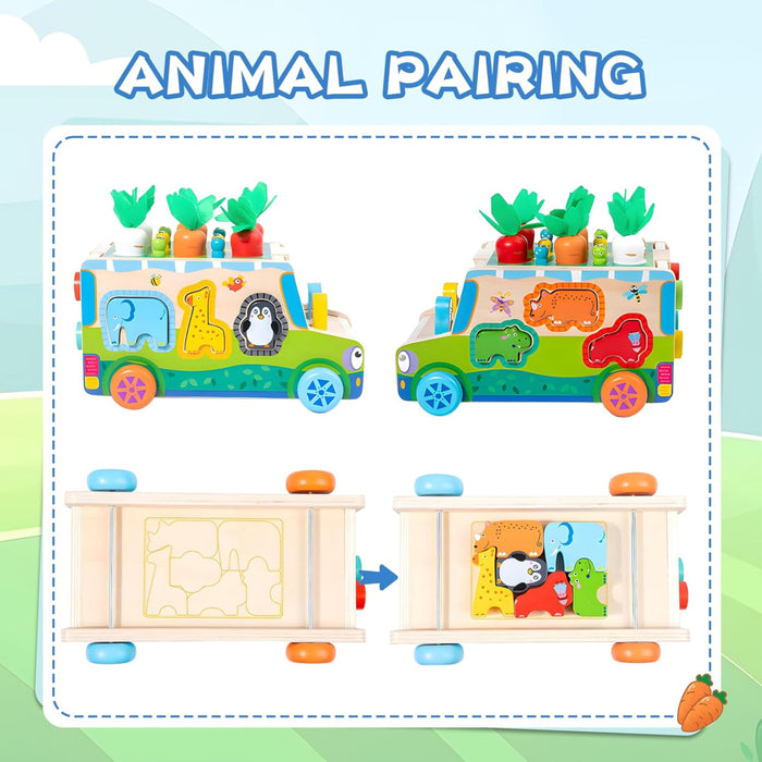 Open Ended Wooden Multi Functional Raddish cart-Vehicles-Open Ended-Toycra