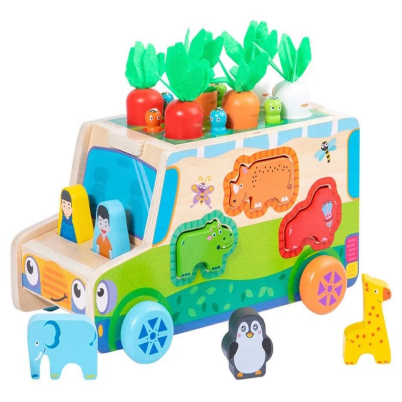 Open Ended Wooden Multi Functional Raddish cart