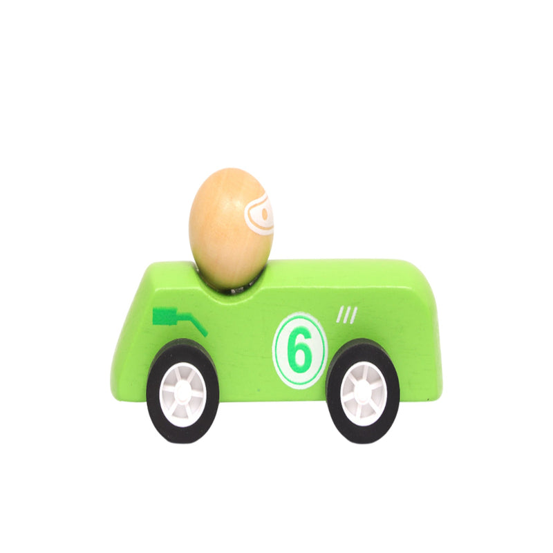 Open Ended Wooden Pull Back Race Car (1 Pc)