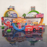 Open Ended Wooden Rainbow Stacker 7 Pieces-Preschool Toys-Open Ended-Toycra