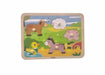 Open Ended Wooden Sound Puzzle - Farm-Puzzles-Open Ended-Toycra