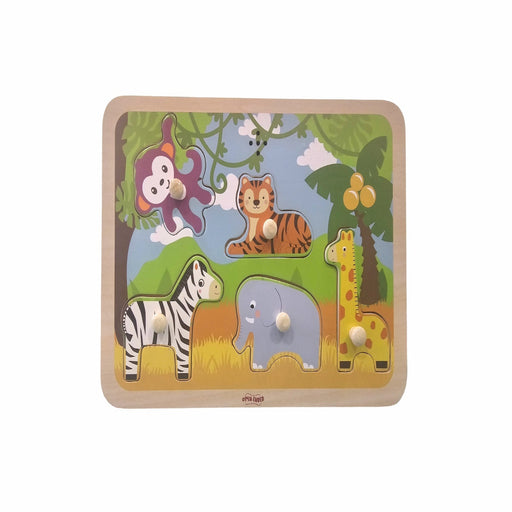 Open Ended Wooden Sound Puzzle - Jungle