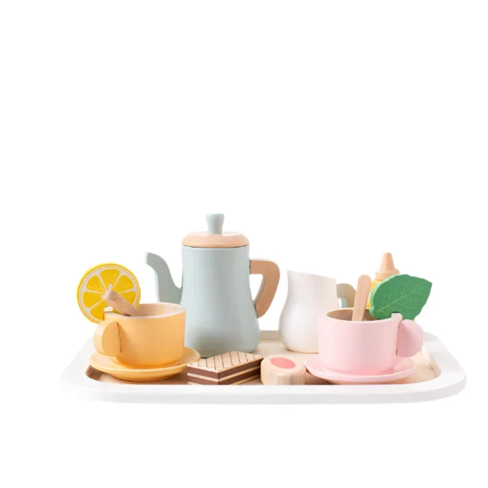 Wooden Tea Set deals Toy