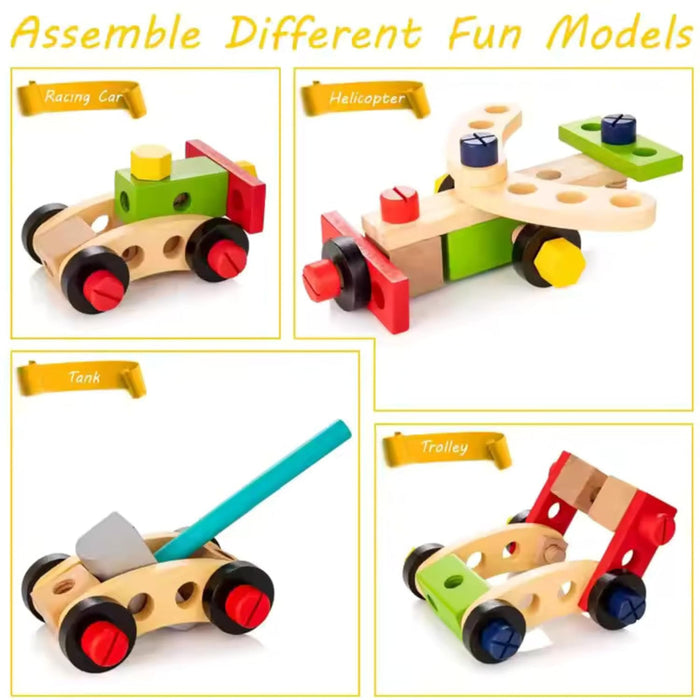 Open Ended Wooden Toolkit Suitcase-Pretend Play-Open Ended-Toycra