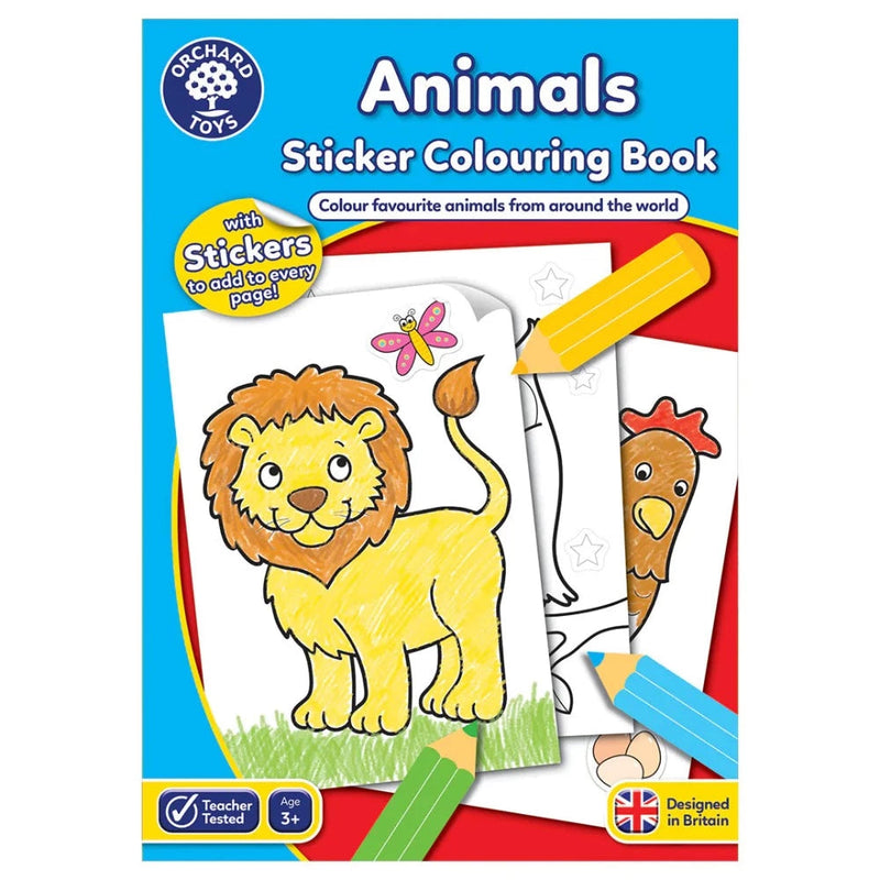 Orchard Sticker Colouring Book