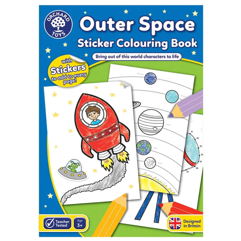 Orchard Sticker Colouring Book