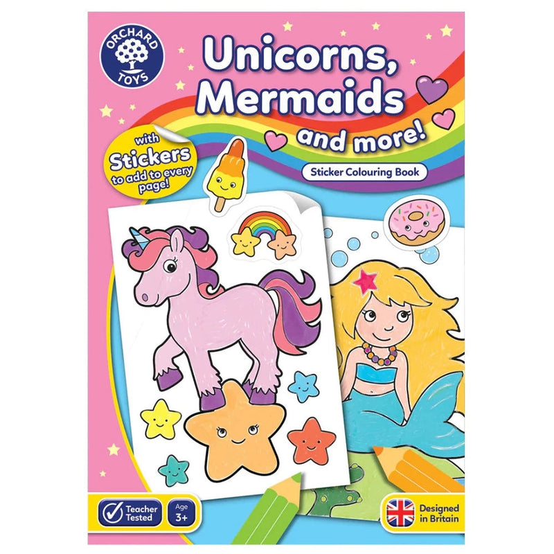 Orchard Sticker Colouring Book