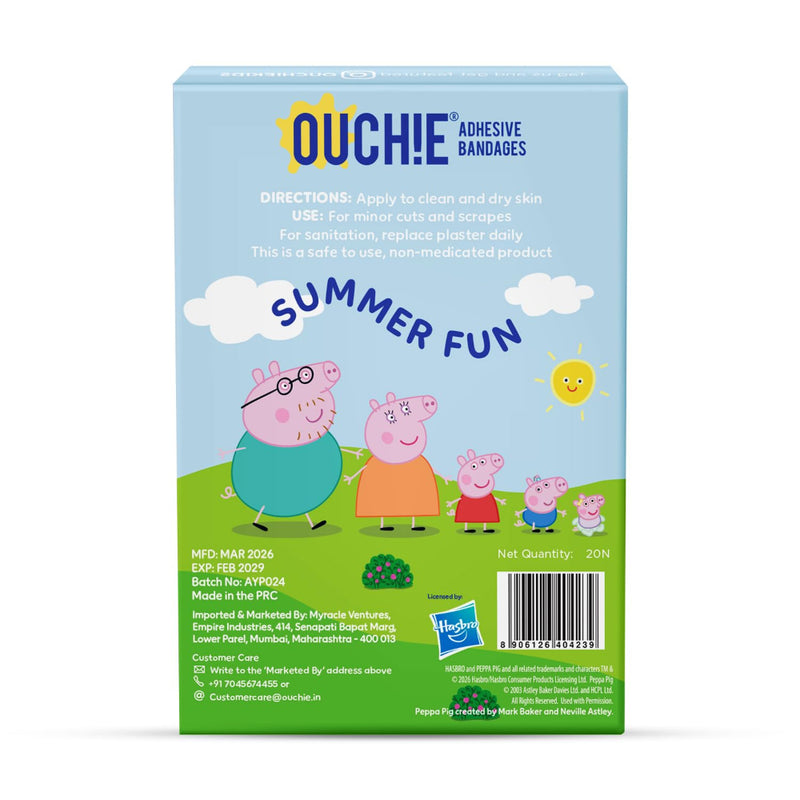 Ouchie Adhesive Bandages- 20 Strips Each