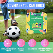 Ouchie New Monster Party! Flex-Fabric Bandages Box (48 Assorted Size)-Bandeges-OUCHIE-Toycra