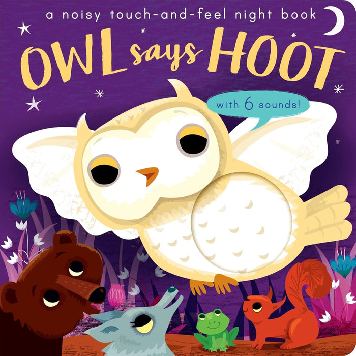Owl Says Hoot Touch And Feel Sound Book-Sound Book-Toycra Books-Toycra