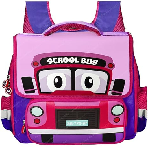 PLJ School Bus Theme School Bags for Kids-Backpack-Bright International-Toycra
