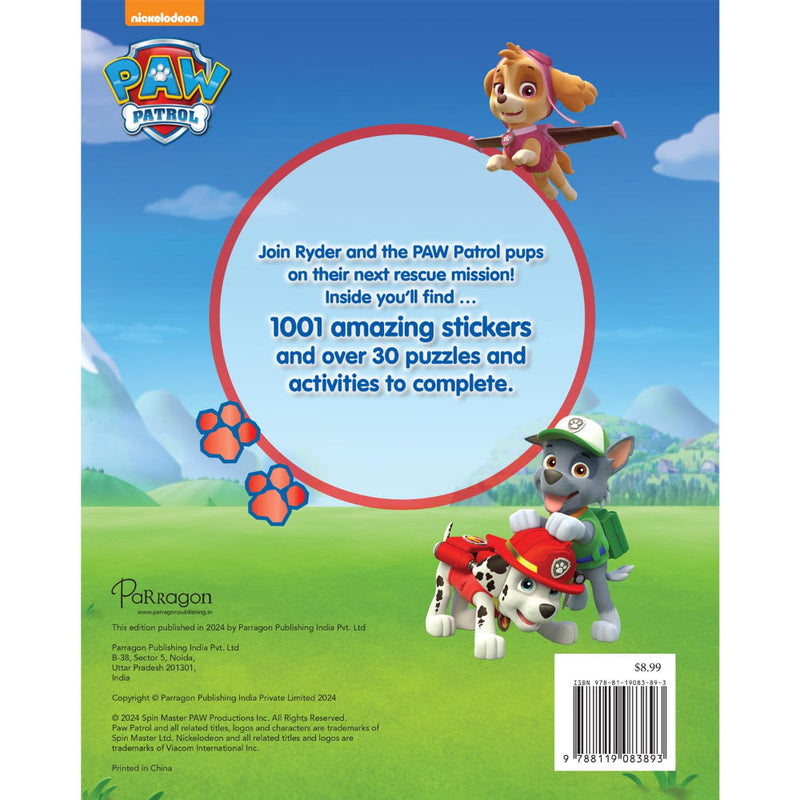 Paw Patrol 1001 Stickers Book