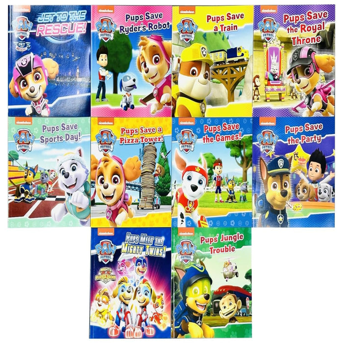 Paw Patrol Favourite Stories ( Set Of 10 Books)-Story Books-RBC-Toycra