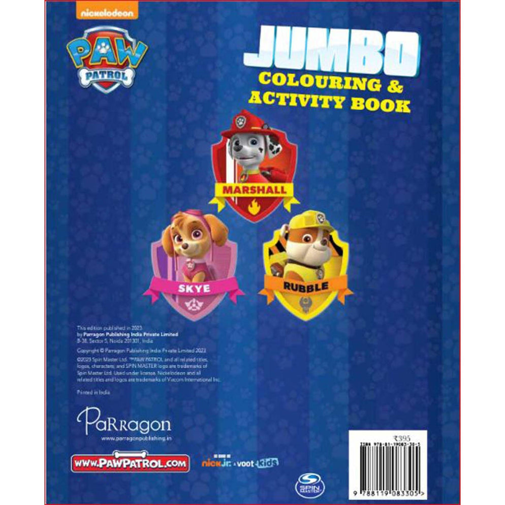 Paw Patrol Jumbo Colouring & Activity Book — Toycra