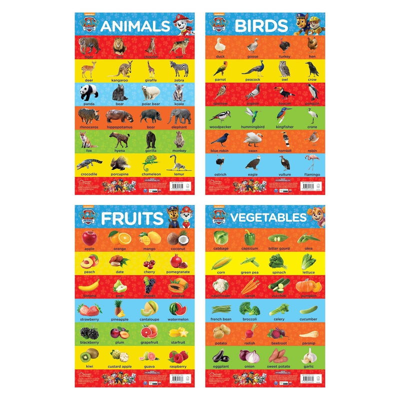 Paw Patrol - My First Early Learning Charts : Learn With Paw Pups -10 Charts