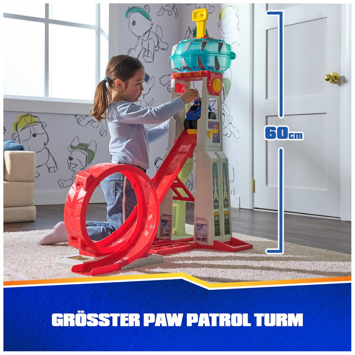 Paw Patrol Rescue Wheels Super Loop Tower HQ-Action & Toy Figures-Spin Master-Toycra