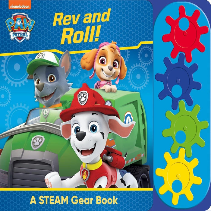 Paw Patrol Rev And Roll! - A Steam Gear Sound Book-Sound Book-RBC-Toycra
