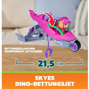 Paw Patrol The Dino Movie Skye Dino Rescue Jet & Action Figure Set