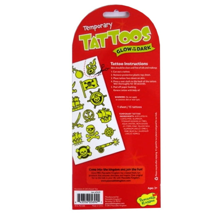 Peaceable Kingdom Temporary Tattoos-Arts & Crafts-Peaceable Kingdom-Toycra