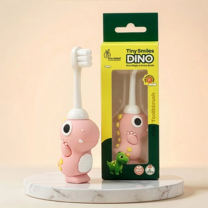 R For Rabbit Tiny Smiles Dino Kids Toothbrush