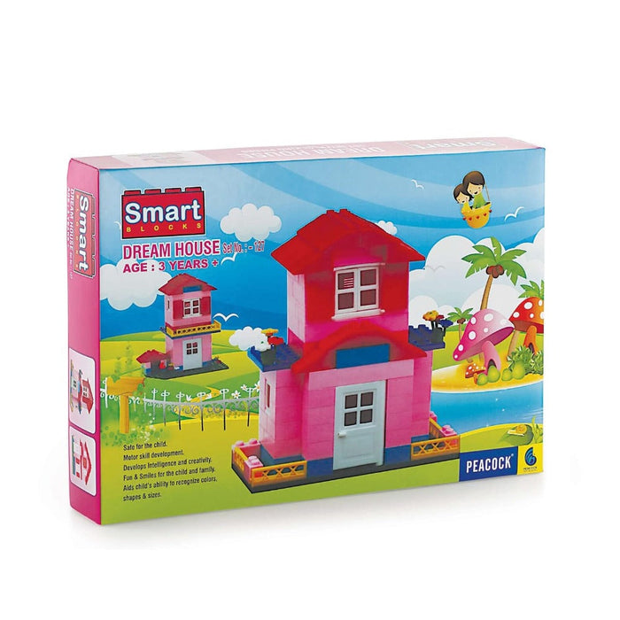 Smart Mini Blocks Peacock Dream House Smart Blocks Set (157 Pieces) — Toycra