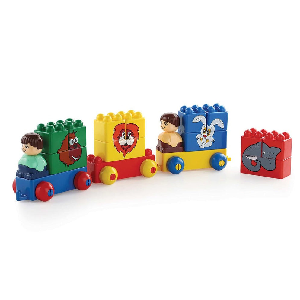 Peacock Fun Animals Bebe Blocks Set (17 Pieces) — Toycra