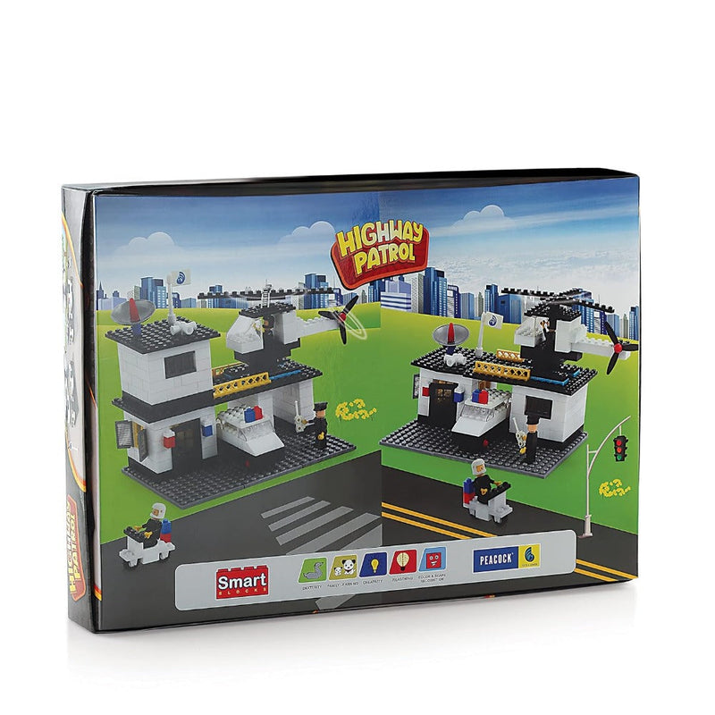 Peacock Highway Patrol Smart Blocks Set (260 Pieces)