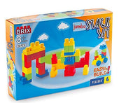 Peacock Jumbo Stack Brix Set (20 Pieces)