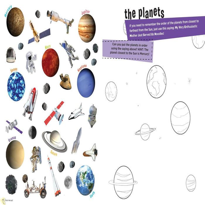 Peel + Discover Space-Sticker Book-SBC-Toycra