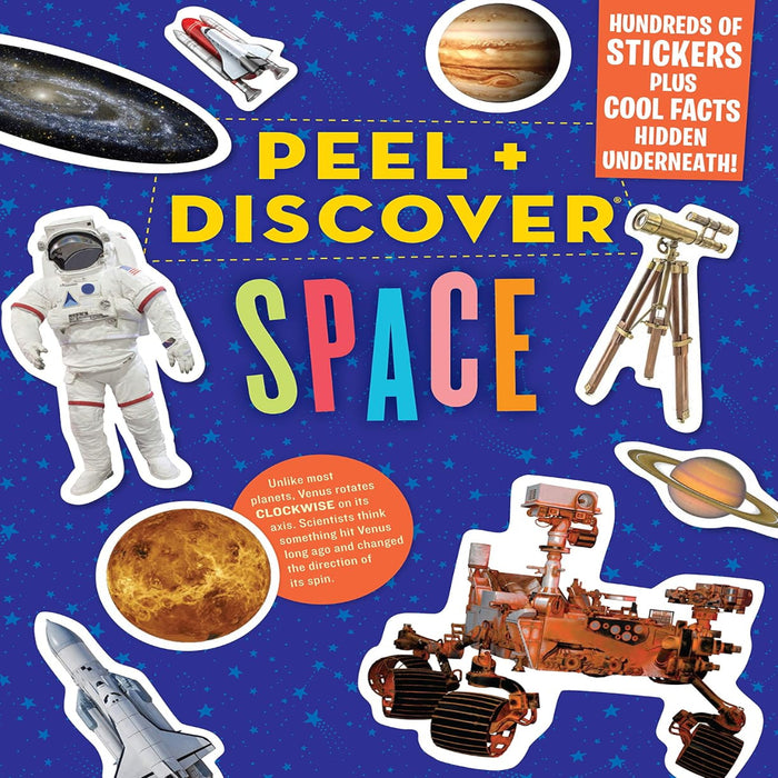 Peel + Discover Space-Sticker Book-SBC-Toycra