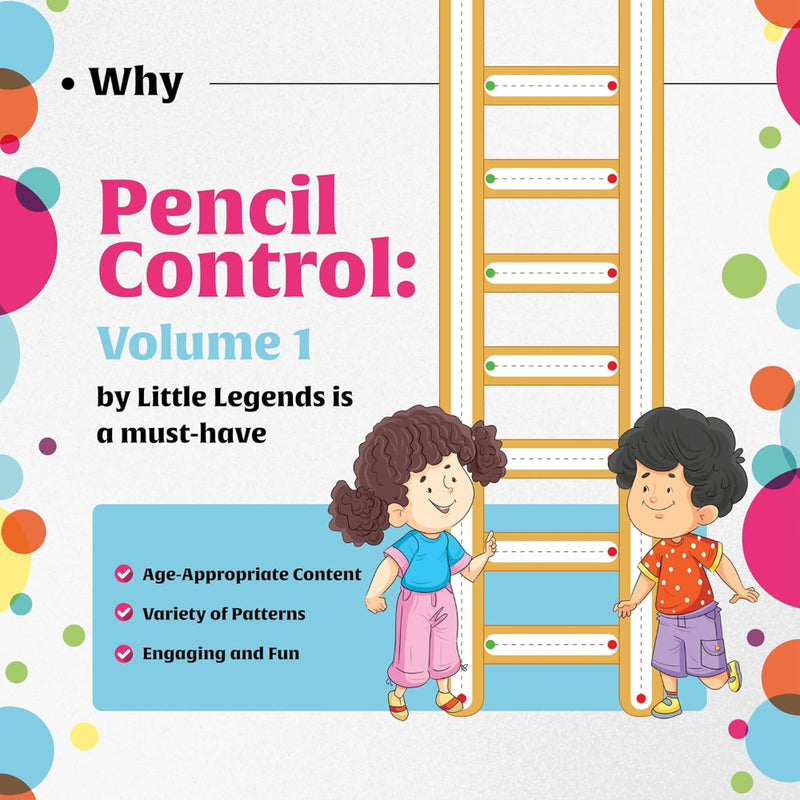 Pencil Control Pattern Tracing Book