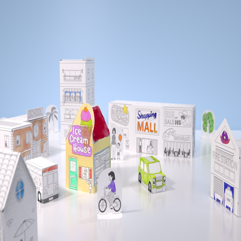 PepPlay 3D Paper Model Kit