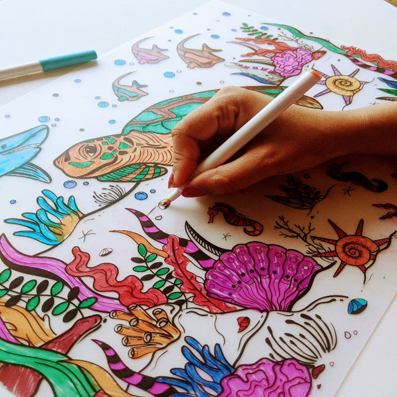 PepPlay Doodle Placemats Set