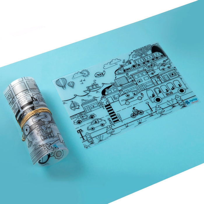 PepPlay Doodle Placemats Set-Learning & Education-PepPlay-Toycra