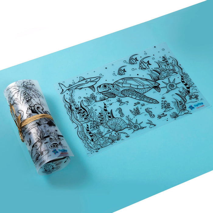 PepPlay Doodle Placemats Set-Learning & Education-PepPlay-Toycra