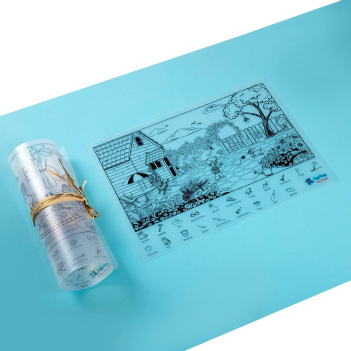 PepPlay Doodle Placemats Set-Learning & Education-PepPlay-Toycra