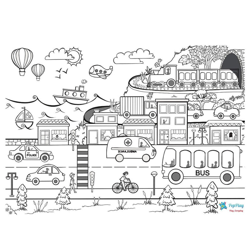 PepPlay Doodle Placemats Set