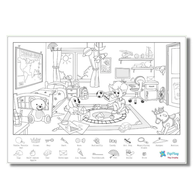 PepPlay Doodle Placemats Set