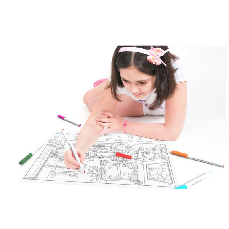 PepPlay Doodle Placemats Set