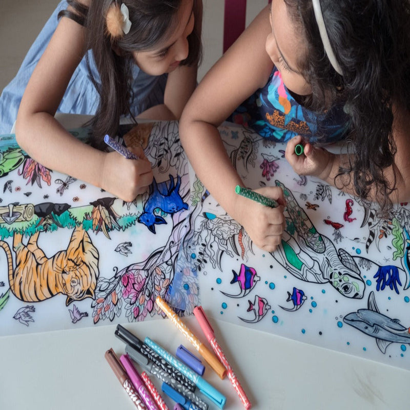 PepPlay Doodle Placemats Set
