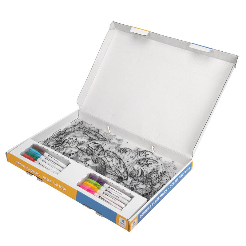PepPlay Doodle Placemats Set